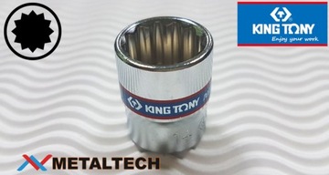 РОЗЕТКА KING TONY 1/4 9 мм 12-СТОРОННЯЯ