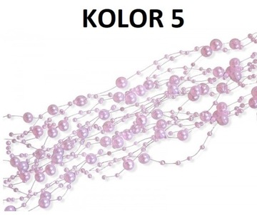 ЖЕМЧУЖНЫЕ ГИРЛЯНДЫ 5 ШТ 6,5 М ЖЕМЧУЖНЫЕ ГИРЛЯНДЫ 20 ЦВЕТОВ