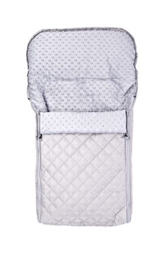 ŚPIWÓR DO WÓZKA SANEK ŚPIWOREK 4W1 MINKY SZARY