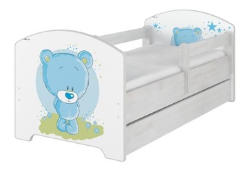 Детская кроватка OSKAR 140X70 BABY BOO поролоновый матрас - кокос + ящик