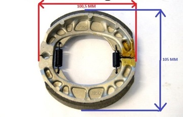 Тормозные колодки ROMET OGAR 900 комплект, колодка SPRING