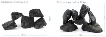 Сланец NERO Stone Черный для аквариума ХИТ 1кг