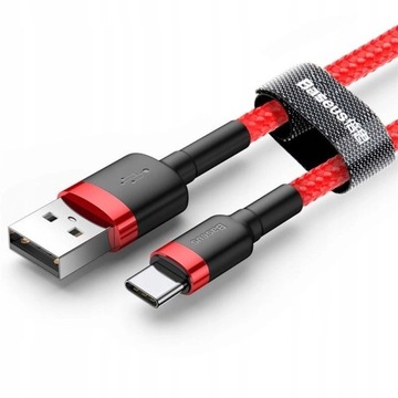 КЕВЛАРОВЫЙ КАБЕЛЬ BASEUS 3A, 50 см, USB ТИП C