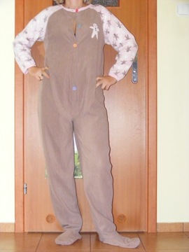 Piżama polarowa damska na guziki 36/38 Onesie