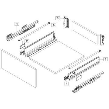 Systembox TB10 L-300MM Ящик средний Amix