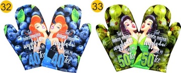 ФАРТУК И ПЕРЧАТКИ кмпл на ДНИ РОЖДЕНИЯ 18 30 40 50 60