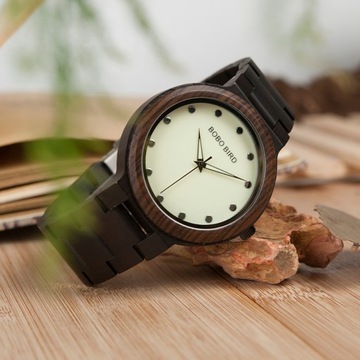 Drewniany zegarek BOBO BIRD P04-1 Unisex Bobobird