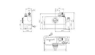 Насос для измельчения GRUNDFOS SOLOLIFT 2 WC-1