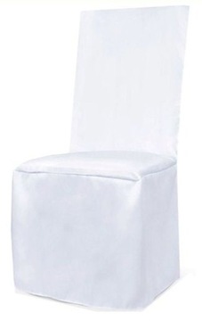 POKROWIEC biały na krzesło komunijne I Komunia św. ślub wesele rocznica