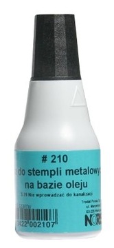 Olejowy tusz do stempli Noris 210 25 ml czarny