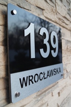 3D | 20x30 | Numer na dom Tabliczka adresowa ALU/1
