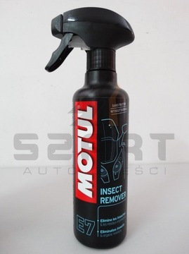 MOTUL INSECT REMOVER E7 очищает от насекомых.