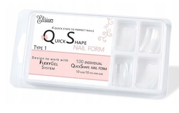 ELISIUM ZESTAW z LAMPĄ FLEXY GEL 25g FORMY 10 SZT