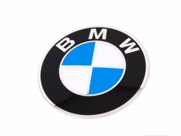 Oryginalny emblemat naklejany na kołpak BMW