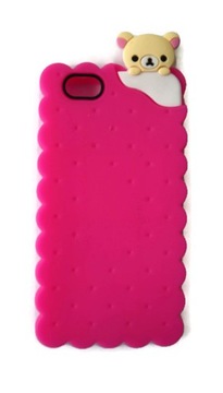 ETUI CASE 3D doIPHONE do 6/6S FANCY RÓŻOWY Z MISIE