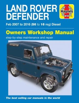 LAND ROVER DEFENDER DIESEL 90 (07-16) РУКОВОДСТВО ПО РУКОВОДСТВУ