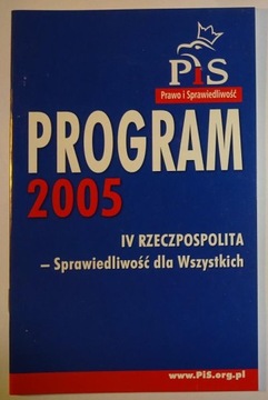 PRAWO I SPRAWIEDLIWOŚĆ - PROGRAM 2005 - PIS - HIT