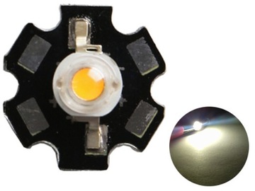 Dioda POWER LED 3W EPISTAR 4500K, 45mil, PCB