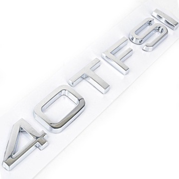 EMBLEMAT KLAPĘ ZNACZEK 40 TFSI 4.0 GERMANY