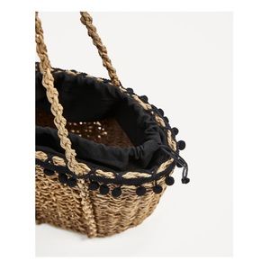 ZARA BASIC torebka koszyk basket jemerced 4828/204