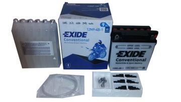 EXIDE AKUMULATOR 12V 9AH / 85A MOTOCYKL 12N9-4B-1