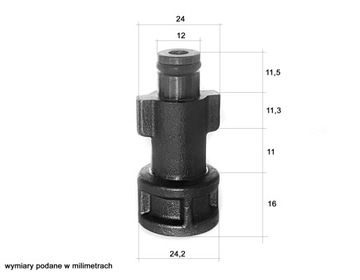 MINI LANCA DYSZA DO MYJKI FAIP BOSCH