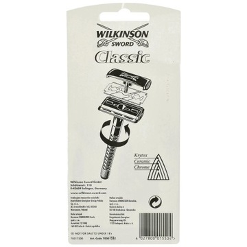 WILKINSON Classic Бритвенный станок + 5 бритвенных лезвий