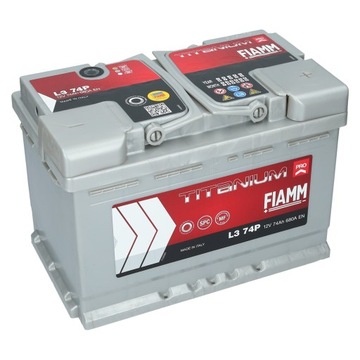 Аккумулятор FIAMM Titanium PRO L3 74P 74 Ач, 680А