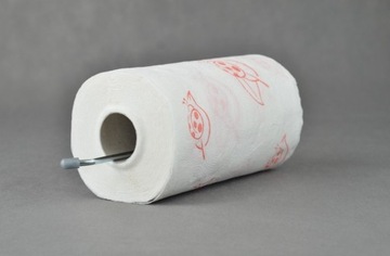 Вешалка для бумажных полотенец хром