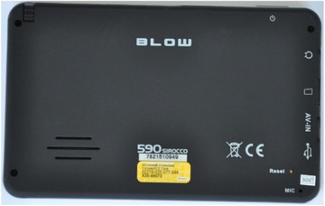 BLOW NAVIGATION GPS590 5-ДЮЙМОВЫЙ ЭКРАН КАРТЫ ЕВРОПЫ PL