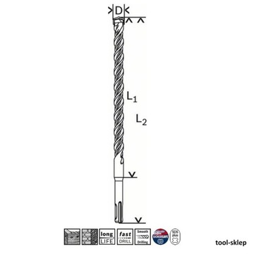 ДРЕЛЬ BOSCH SDS S4L 16* 260 2608585607