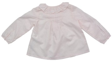 ZARA bluzka różowa bawełna brokat 2-3 lata 94cm