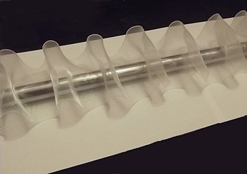 TAŚMA MARSZCZĄCA TUNELOWA do firan zasłon 8 cm