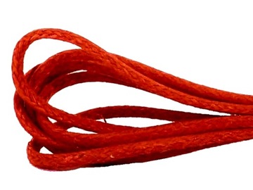 Sznurówki Czerwone Woskowane 80cm Wytrzymałe NOWE