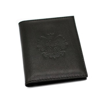PORTFEL z GODŁEM | ORZEŁ POLSKI 100% SKÓRA
