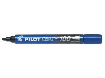 MARKER PERMANENTNY PILOT 100 NIEBIESKI OKRĄGŁA