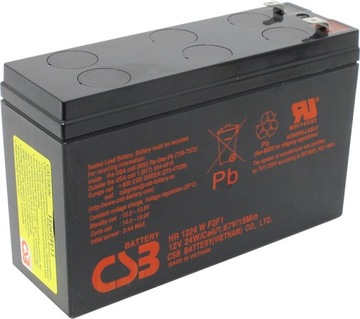 CSB HR1224W F2 12 В 6 Ач Гелевый аккумулятор для ИБП CSB
