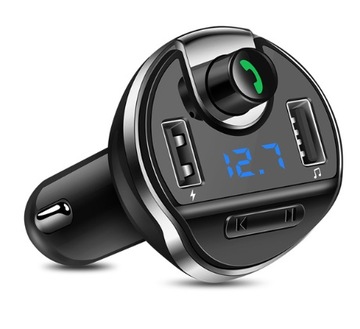 Transmiter FM Bluetooth Z Głośnomówiący MP3 SD USB