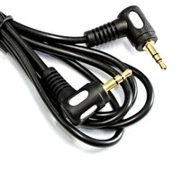 Kabel mały jack 3,5 stereo wtyk /wt 1m kątowy(2698