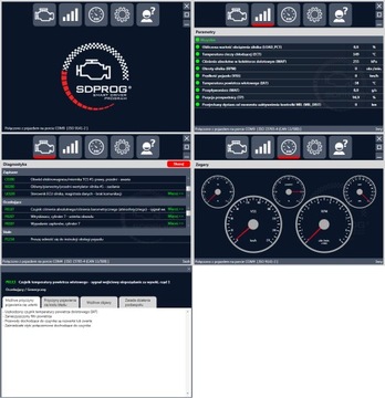 PL SDPROG + OBD2 ELM327 OBDII интерфейс OPEL FORD
