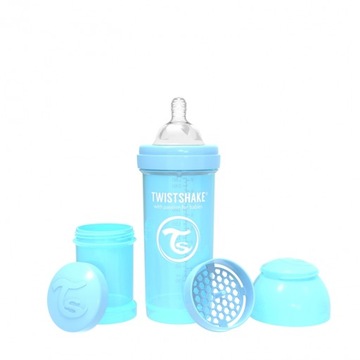 TwistShake butelka antykolkowa 260ml blue M 2m+