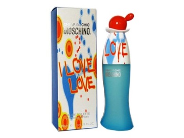 MOSCHINO I LOVE LOVE 100ML WODA TOALETOWA DLA KOBIET DAMSKA