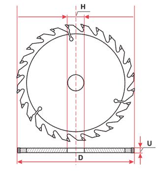 WIDIA ПИЛА ПО ДЕРЕВУ ДИСК FT 315/30-25.4 T40