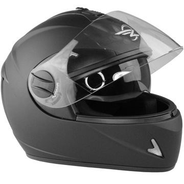 KASK MOTOCYKLOWY PEŁNY MOTOR SKUTER BLENDA MAT XL