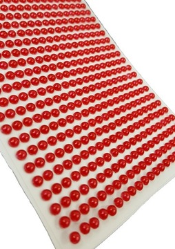 PERŁY PEREŁKI SAMOPRZYLEPNE KRYSZTAŁKI 4mm 1000szt