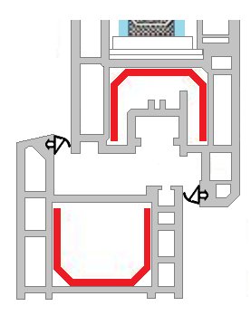 10м+Клей оконных уплотнителей S-1113