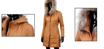 Dámsky kožený kabát Zimný DORJAN ANG084A M