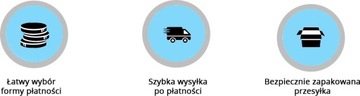 Grzbiety plastikowe do bindowania 10 mm niebieski