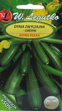 Dynia zwyczajna cukinia Astra Polka nasiona 3,00g