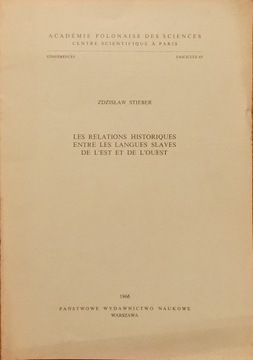 Z. Stieber LES RELATIONS HISTORIQUES ENTRE LES LAN